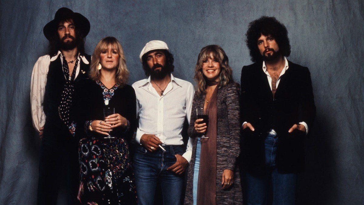 Fleetwood Mac in an archival group portrait