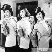 Andrews Sisters Lyrics