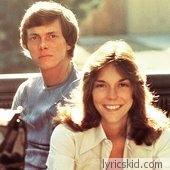 Carpenters Lyrics